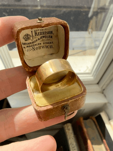 22ct Wide Wedding Band