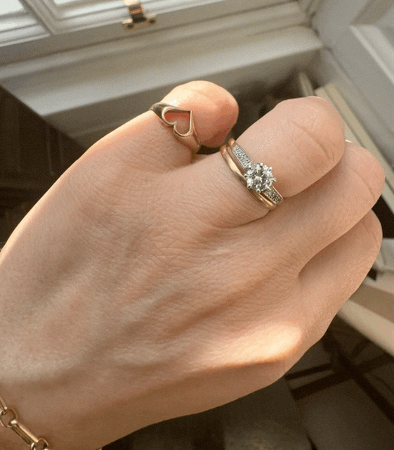 18ct and Platinum Solitaire Engagement Ring