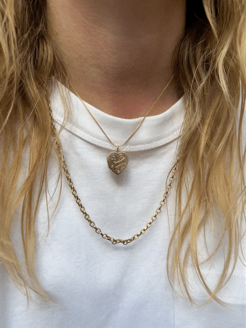 Vintage 9ct Gold Heart Locket