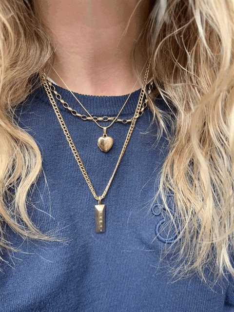 Vintage 9ct Gold Floral Locket