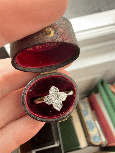 18ct & Platinum Art Deco Ring