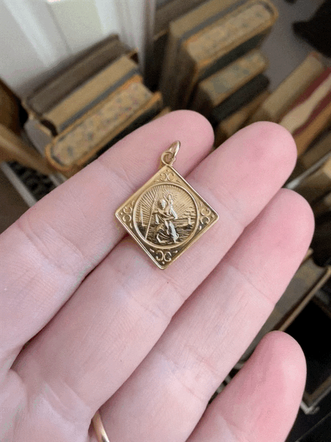 9ct Gold St Christopher