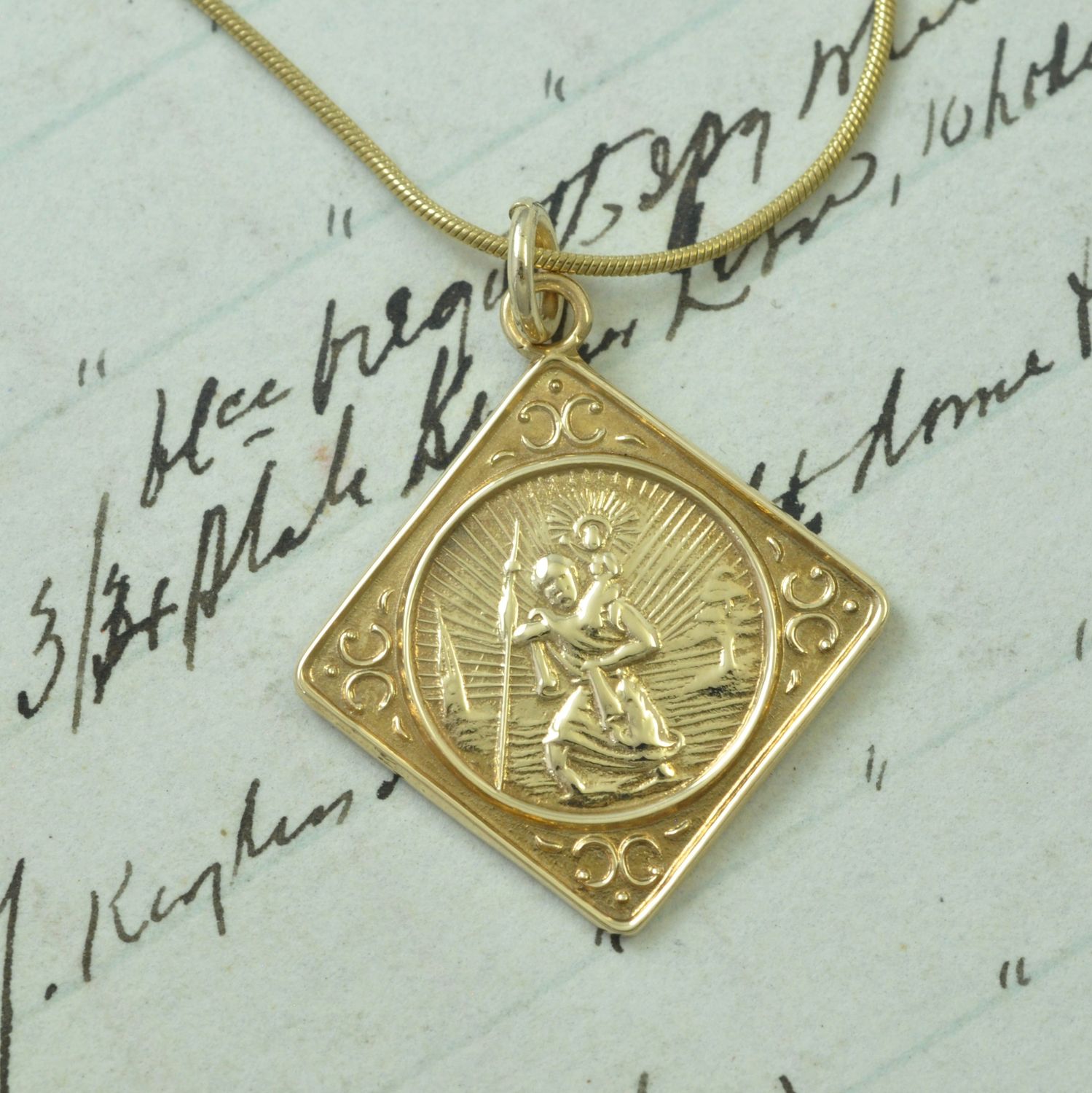 9ct Gold St Christopher