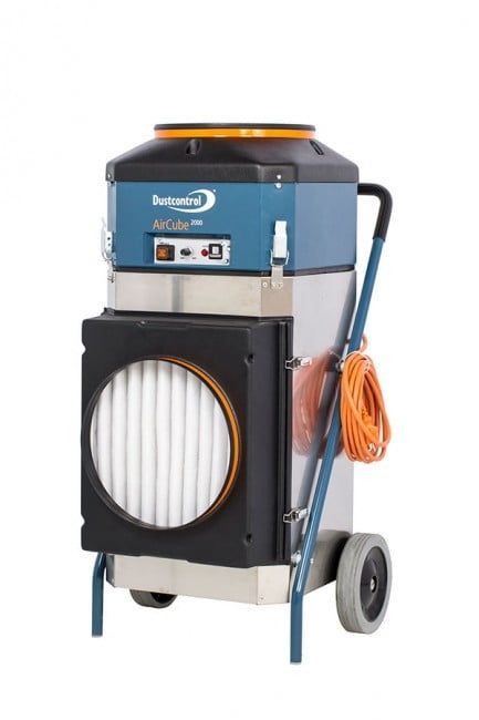 DC Aircube 2000 High Performance Mobile Dust Extraction with HEPA Filtration