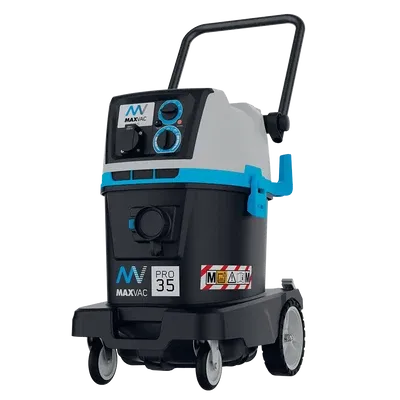 MAXVAC PRO35 M Class Dust Extractor, 35L, Silent Filter Clean, 2200W PTO Wet and Dry