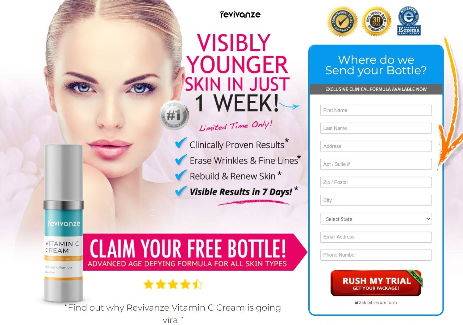 Revivanze Vitamin C Cream USA Reviews 2022: Does It Really Work?