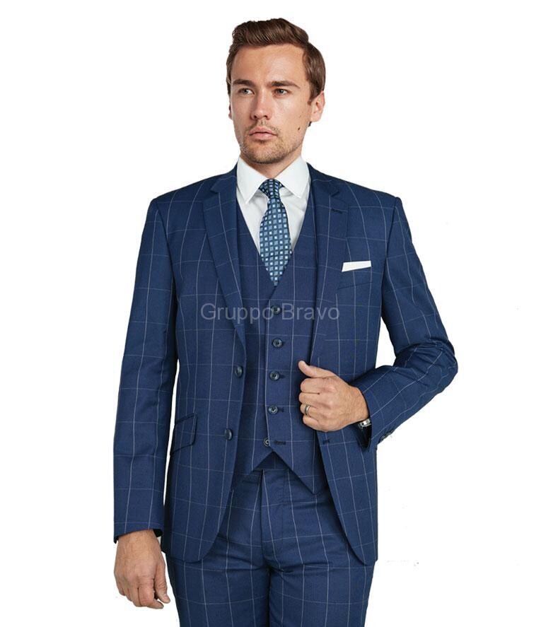 G79619-1 Euro Slim+Vest Suit