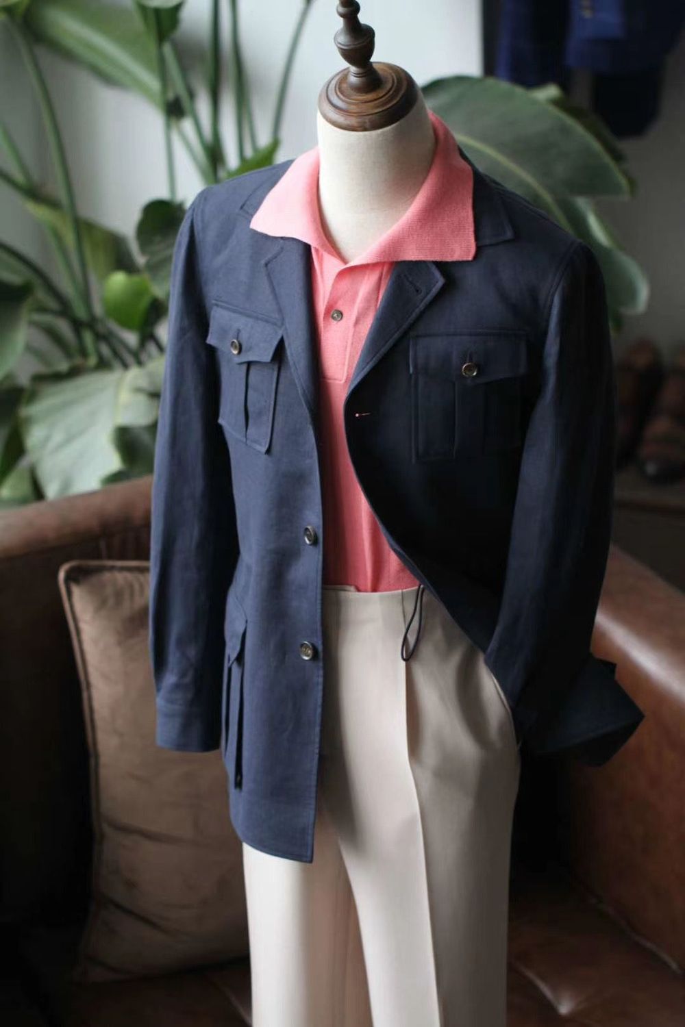 Hunting Jacket, Color: Blue Hunter Jacket