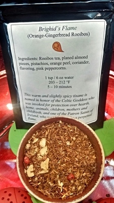 Brighid's Flame  (Orange Gingerbread Roobios)
