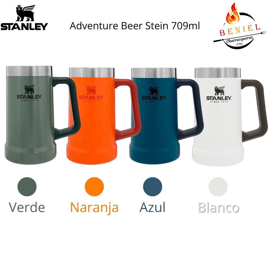 Vaso Térmico Stanley Adventure Beer Stein 709ml - Verde/Naranja/Azul/Blanco