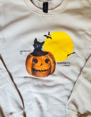 Halloween Sweatshirt - Black Cat