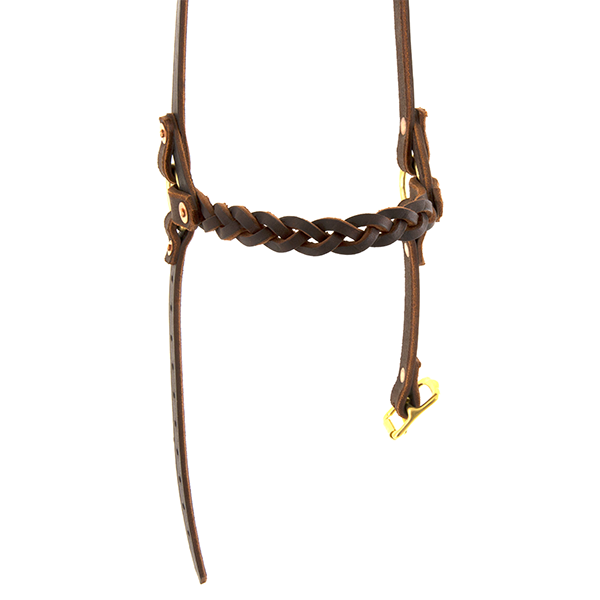 Astund Plaited Drop Noseband