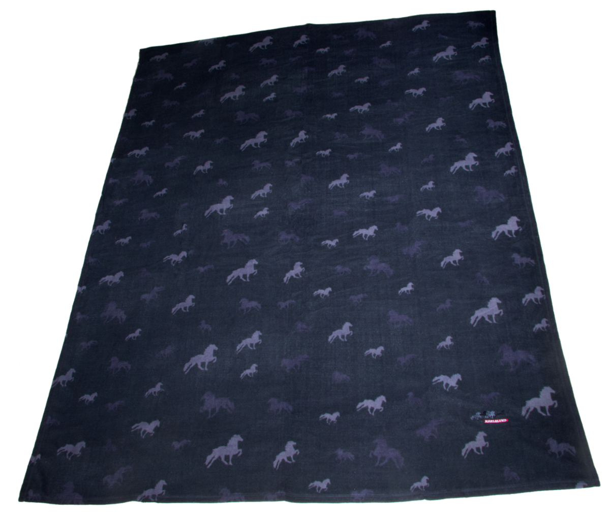 Karlslund Fleece Blanket w/Horses