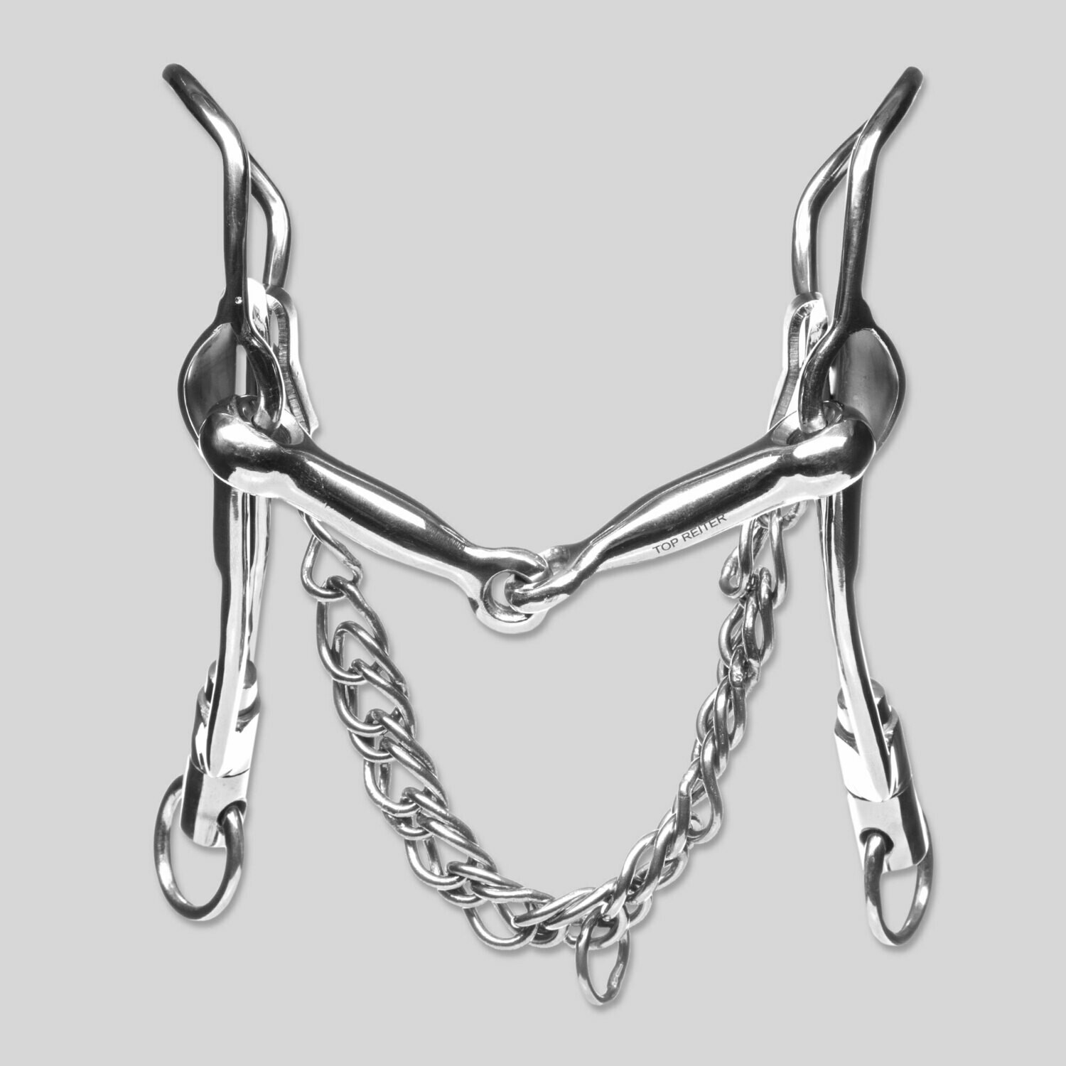 Top Reiter - Single Broken, Stainless Steel, Short Shank, Icelandic Curb Top Reiter - Single Broken, Stainless Steel, Short Shank, Icelandic Curb