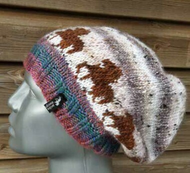 Hand Knitted Hat B17 - Icelandic Horse Hand Knitted Hat B17 - Icelandic Horse