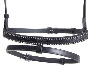 Karlslund Kombi Flash Noseband w/Small Crystals