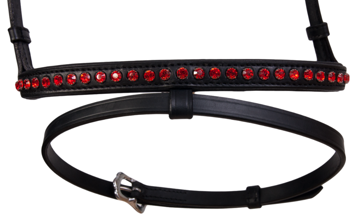 Karlslund Kombi Flash Noseband 1 Row Crystals