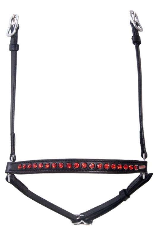 Karlslund Kombi Drop Noseband 1 Row Crystals
