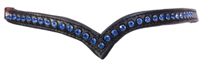 Karlslund Kombi Browband 1 Row Crystals