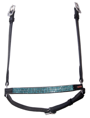 Karlslund Kombi Drop Noseband 4 Rows Crystals