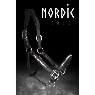 Nordic Horse RAINBOW Leather Halter