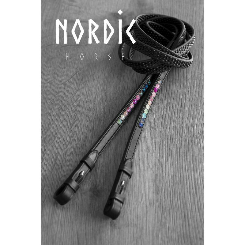 Nordic Horse RAINBOW Biothane Reins