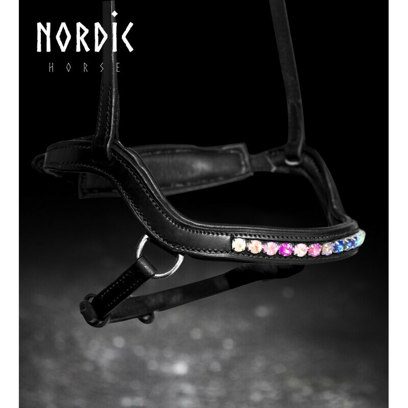 Nordic Horse Anatomical Noseband RAINBOW