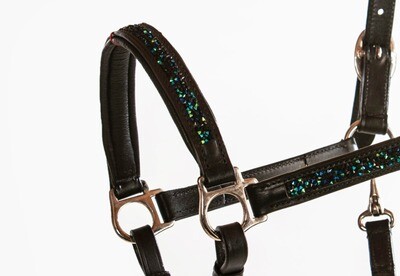 Hestagallery Rock Stone Leather Halter Hestagallery Rock Stone Leather Halter