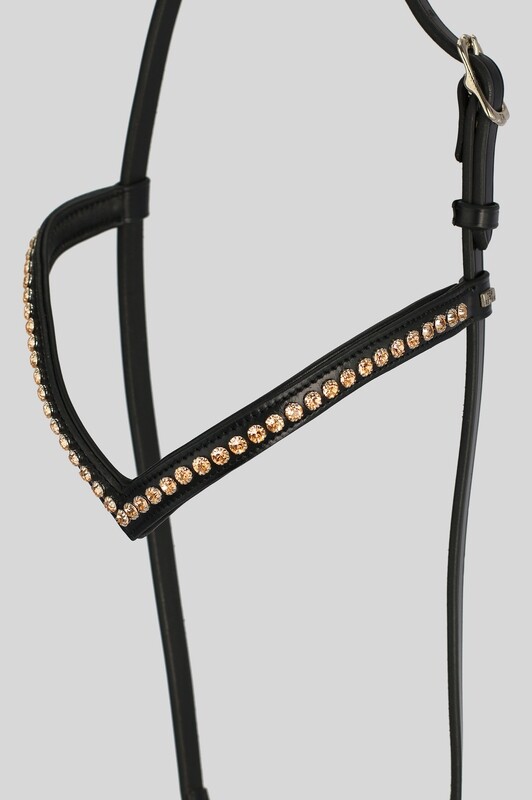Top Reiter Bridle Set FOSS, Rose Gold