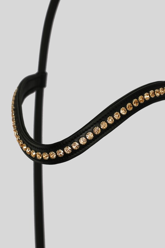 Top Reiter Bridle Set KRISTALL, Rose Gold