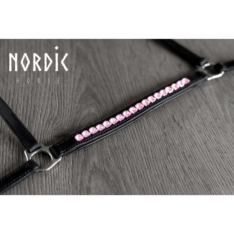 Nordic Horse Drop Noseband w/Large Stones