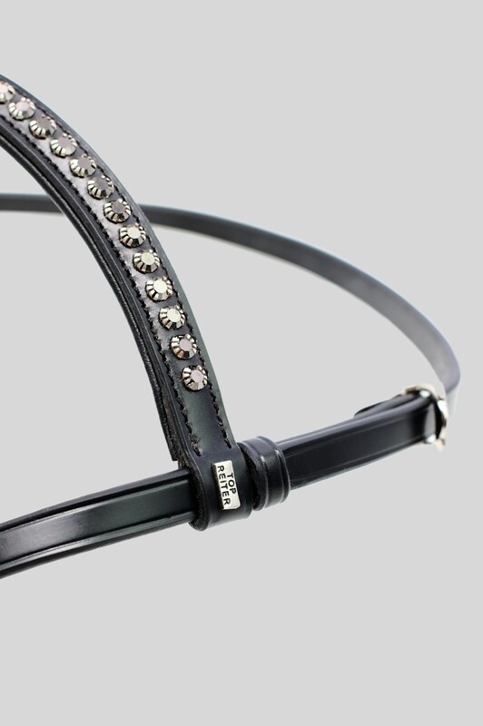 Top Reiter Bridle Set FOSS, Black Diamond