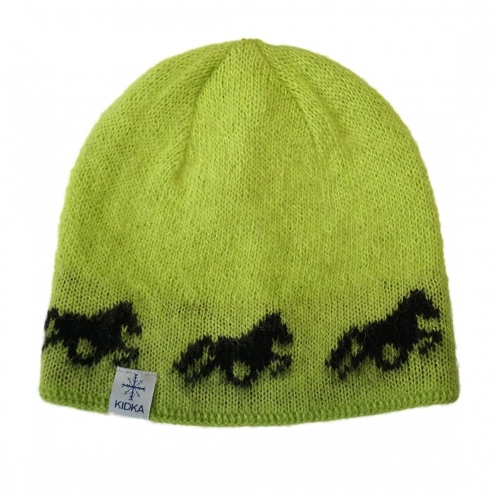 Fákur Hat - Horses Neon Green