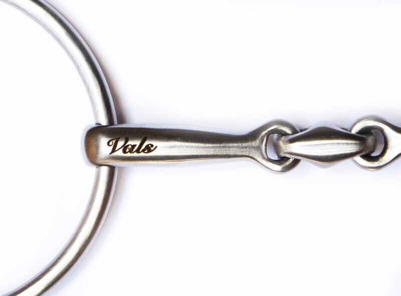 Vals - Dbl Jointed, Stainless Steel, Lock Up, Large Rings