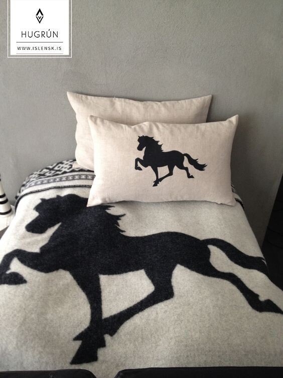 Islensk Wool Blanket/Throw - White