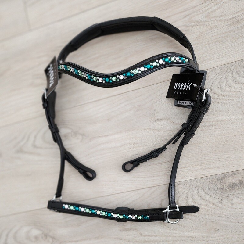 Nordic Horse M&amp;M Bridle Colour Mix Turquoise