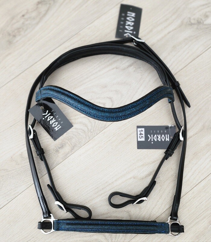 Nordic Horse Bridle Blue Glitter Nordic Horse Bridle Blue Glitter