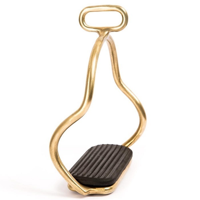 Top Reiter Safety Stirrups - Brass