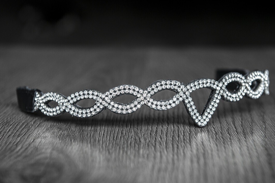 Nordic Horse M&amp;M Browband DOUBLE WAVE