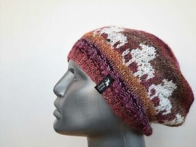 Hand Knitted Hat - Icelandic Horse