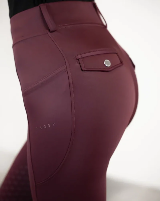 Fager - Loui Active Leggings Burgundy