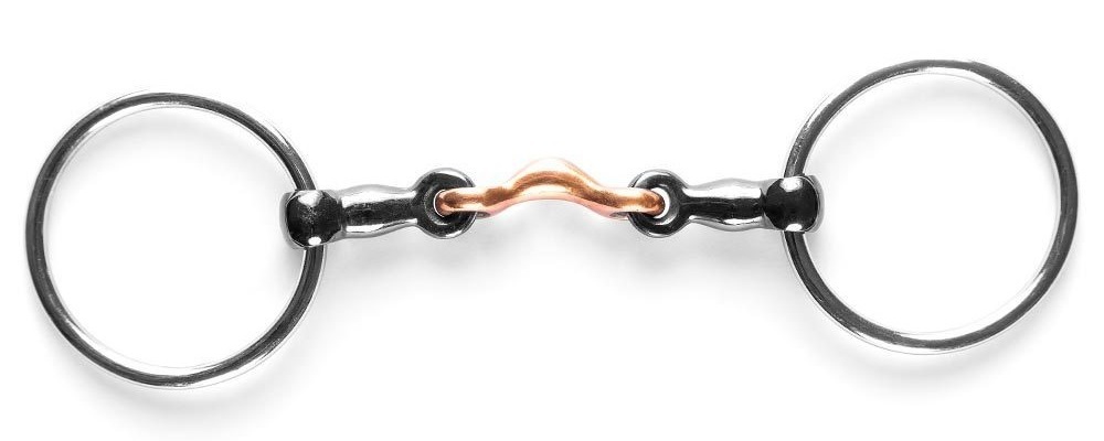 Top Reiter - Dbl Jointed, Sweet Iron, Copper Quarter Moon