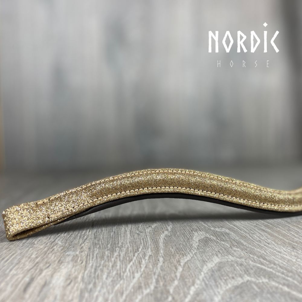 Nordic Horse Browband GLITTER GOLD