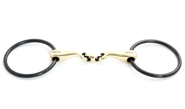 Astund - Snaffle w/Black Rings