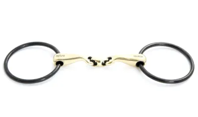 Astund - Snaffle w/Black Rings