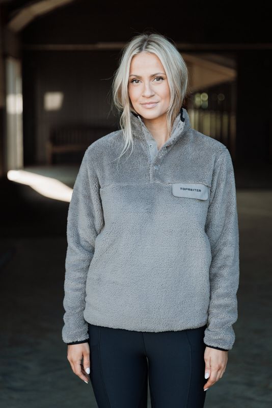 Top Reiter - Sweater BLÆR, Trufflebrown