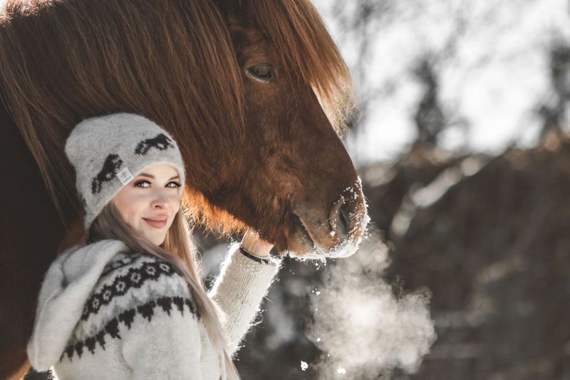 Fákur Hat - Horses Beige