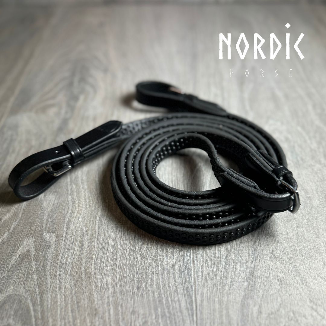 Nordic Horse Biothane Grip Reins w/Buckles