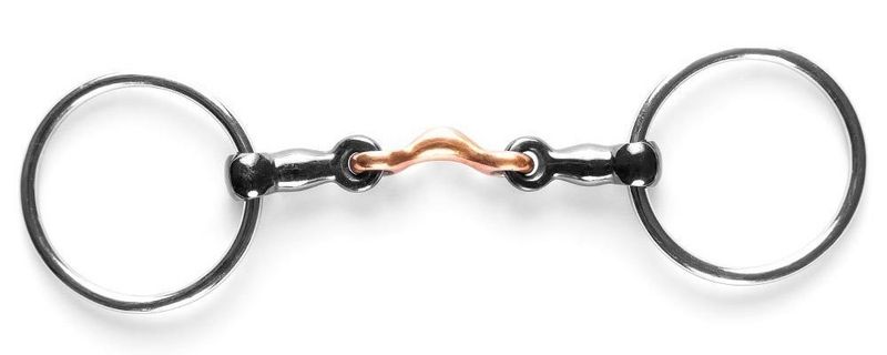 Top Reiter - Dbl Jointed, Sweet Iron, Copper Quarter Moon