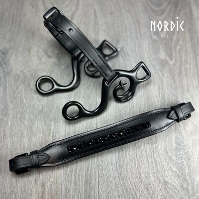 Nordic Horse Hackamore ALL BLACK